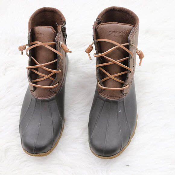 Sperry | Brown Saltwater Duck Boots 9.5 - Picture 2 of 5
